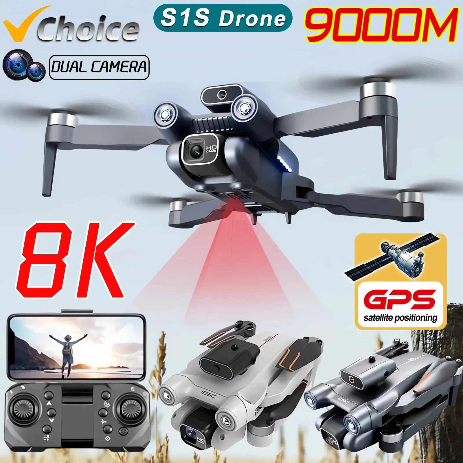전문 브러시리스 모터 드론 카메라, 장애물 회피 HD  - Drone Camera With Gimbal 리뷰 및 가격